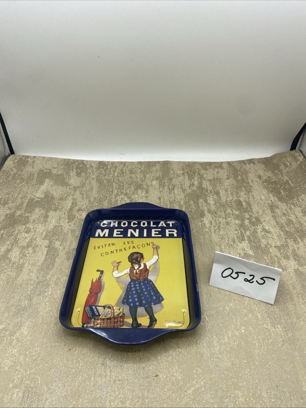 Chocolat Menier Mini Tin Tray 8.25"x5.5"